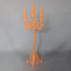 Monster High Candelabra ONLY Freaky Fusion Catacombs Castle Playset Orange Piece